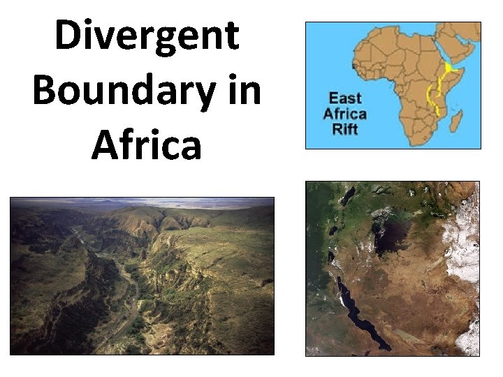 Divergent Boundary in Africa 