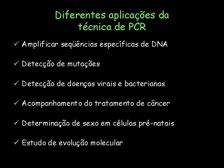 PCR Polymerase Chain Reaction Idealizada por Kary Mullis