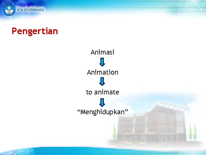 Pengertian Animasi Animation to animate “Menghidupkan” Pengertian Animasi Animation to animate “Menghidupkan”