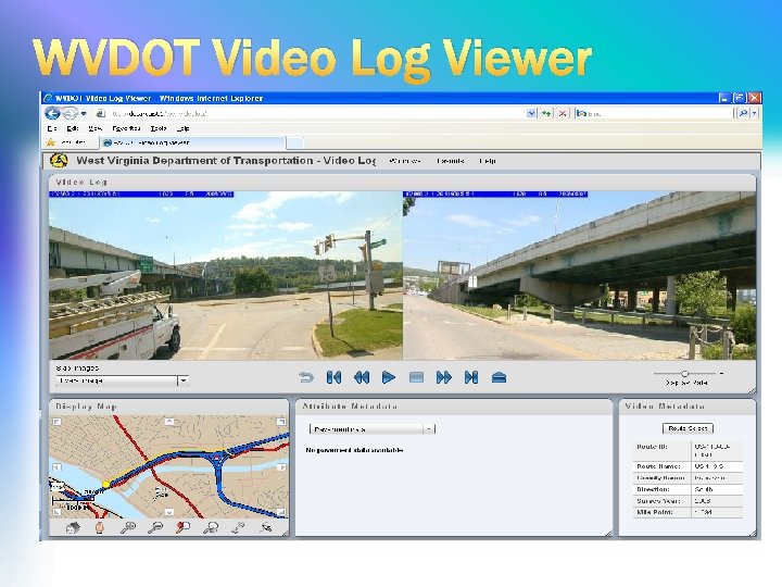 WVDOT Video Log Viewer 