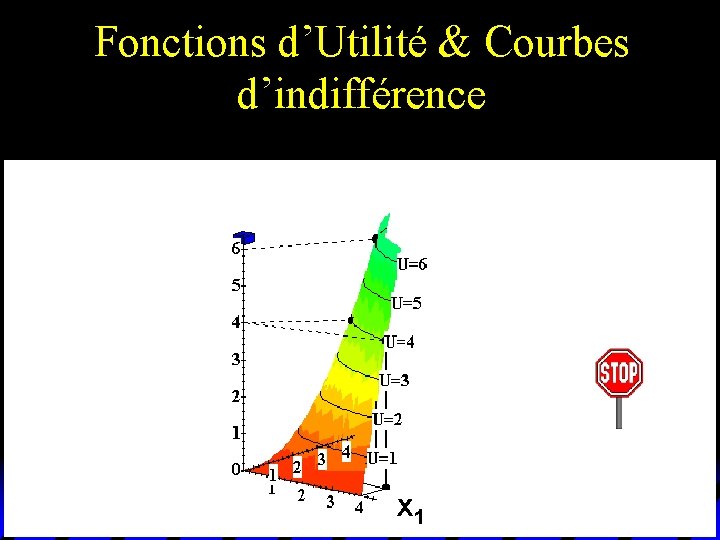 Fonctions d’Utilité & Courbes d’indifférence x 1 Fonctions d’Utilité & Courbes d’indifférence x 1