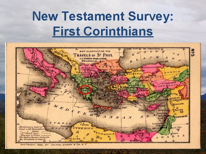 New Testament Survey: First Corinthians 