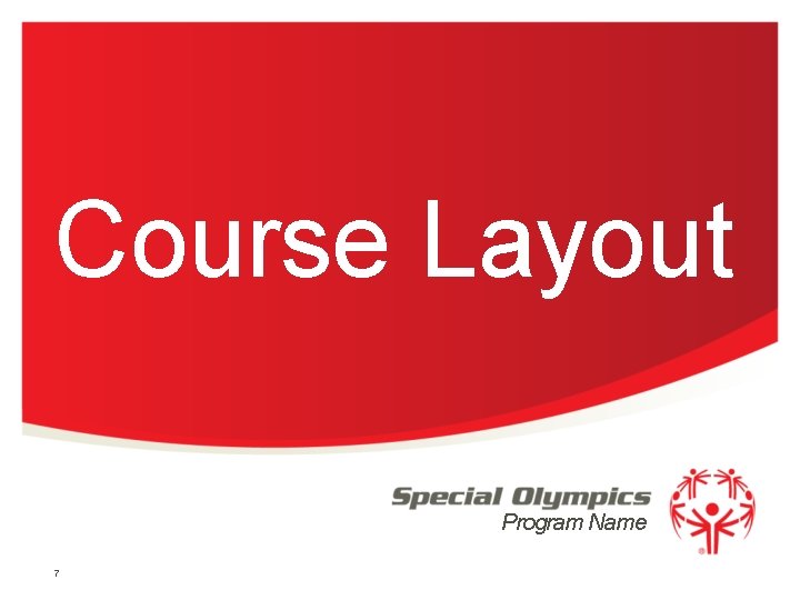 Course Layout Program Name 7 