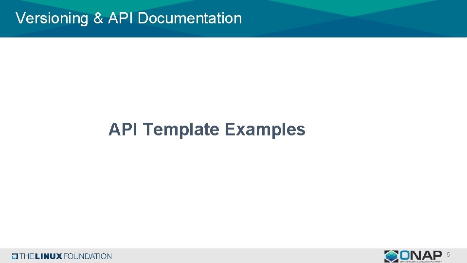 Versioning & API Documentation API Template Examples 5 