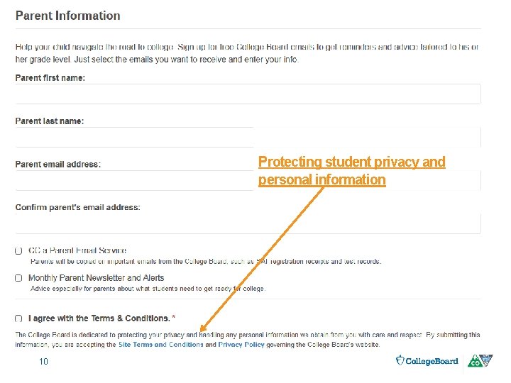 Protecting student privacy and personal information 10 