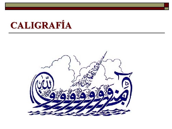 CALIGRAFÍA 