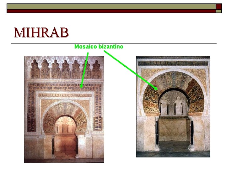 MIHRAB Mosaico bizantino 