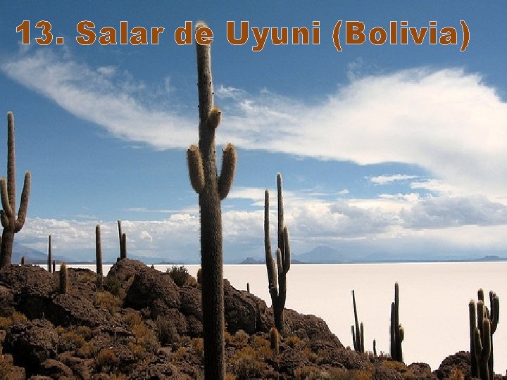 13. Salar de Uyuni (Bolivia) 