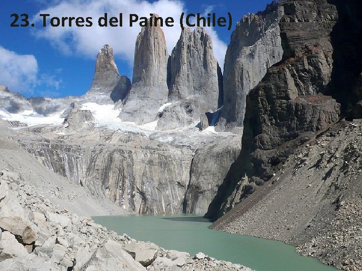 23. Torres del Paine (Chile) 