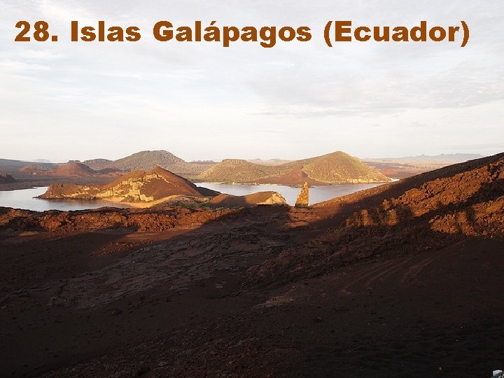 28. Islas Galápagos (Ecuador) 