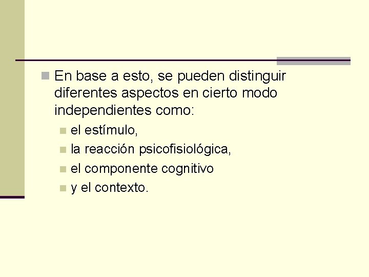 n En base a esto, se pueden distinguir diferentes aspectos en cierto modo independientes