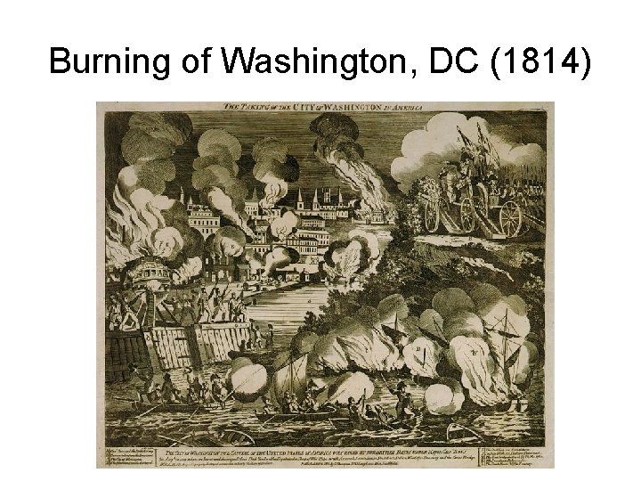 Burning of Washington, DC (1814) 