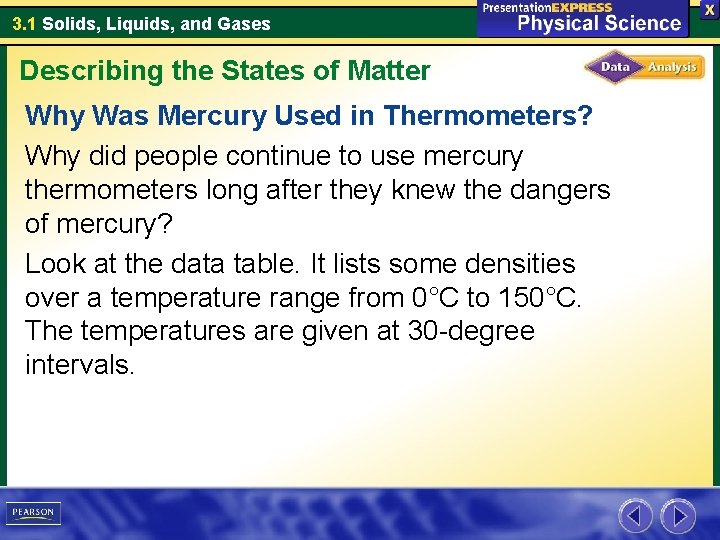 3 1 Solids Liquids and Gases Carpenters use