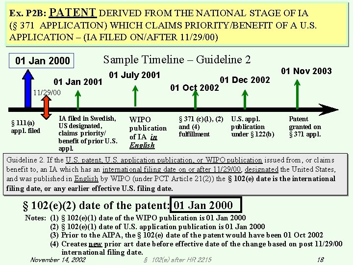 Ex. P 2 B: PATENT DERIVED FROM THE NATIONAL STAGE OF IA (§ 371 Ex. P 2 B: PATENT DERIVED FROM THE NATIONAL STAGE OF IA (§ 371