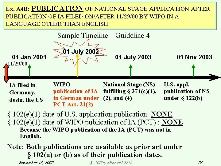 Ex. A 4 B: PUBLICATION OF NATIONAL STAGE APPLICATION AFTER PUBLICATION OF IA FILED Ex. A 4 B: PUBLICATION OF NATIONAL STAGE APPLICATION AFTER PUBLICATION OF IA FILED