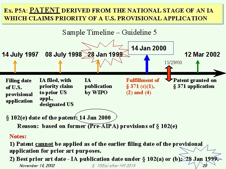 Ex. P 5 A: PATENT DERIVED FROM THE NATIONAL STAGE OF AN IA WHICH Ex. P 5 A: PATENT DERIVED FROM THE NATIONAL STAGE OF AN IA WHICH