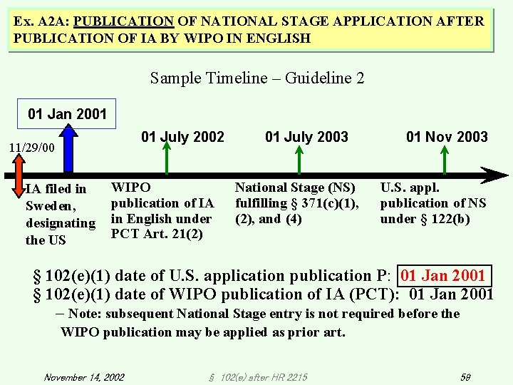 Ex. A 2 A: PUBLICATION OF NATIONAL STAGE APPLICATION AFTER PUBLICATION OF IA BY Ex. A 2 A: PUBLICATION OF NATIONAL STAGE APPLICATION AFTER PUBLICATION OF IA BY
