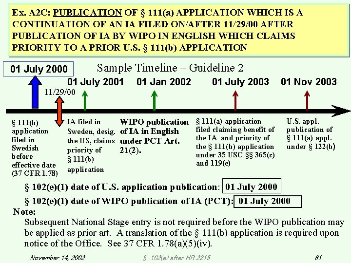 Ex. A 2 C: PUBLICATION OF § 111(a) APPLICATION WHICH IS A CONTINUATION OF Ex. A 2 C: PUBLICATION OF § 111(a) APPLICATION WHICH IS A CONTINUATION OF