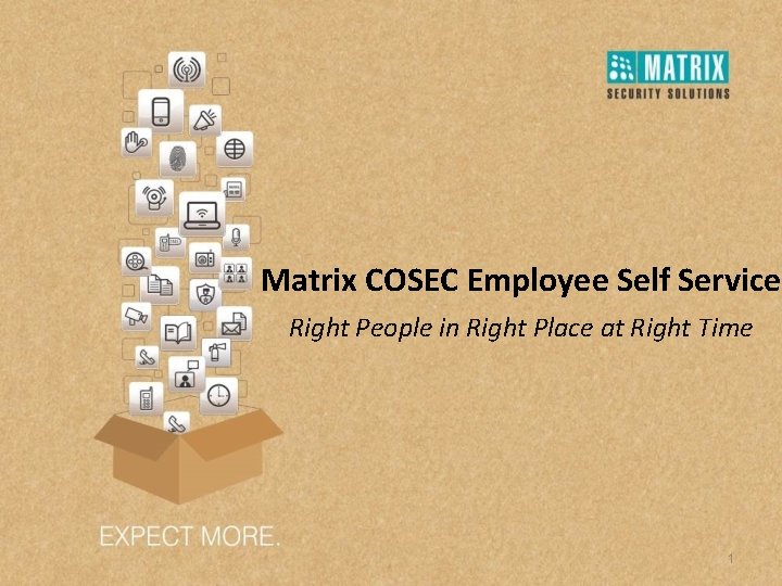 Matrix COSEC Employee Self Service Right People in Right Place at Right Time 1