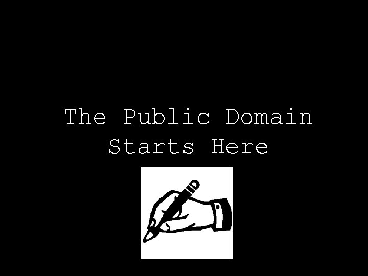 The Public Domain Starts Here 18 