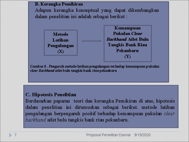 B. Kerangka Pemikiran Adapun kerangka konseptual yang dapat dikembangkan dalam penelitian ini adalah sebagai