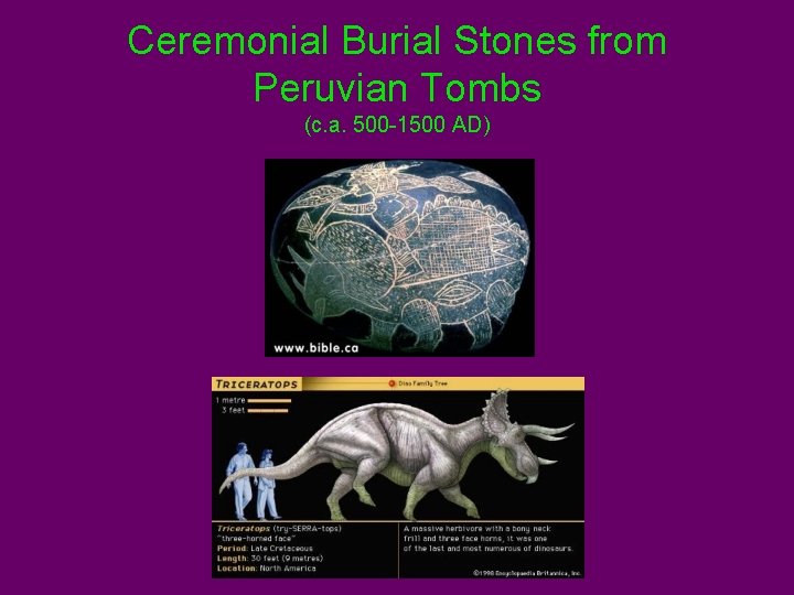 Ceremonial Burial Stones from Peruvian Tombs (c. a. 500 -1500 AD) What kind of