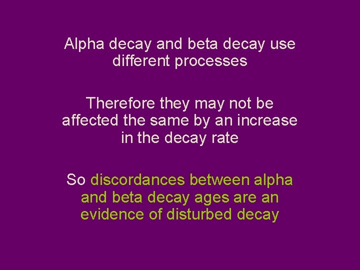 Alpha decay and beta decay use different processes Therefore they may not be affected