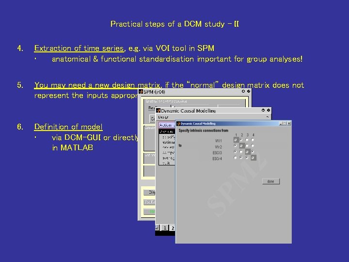 Practical steps of a DCM study - II 4. Extraction of time series, e.