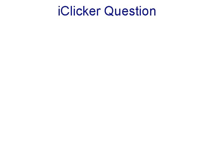 i. Clicker Question The magnetic field is fixed, what’s the direction of the induced