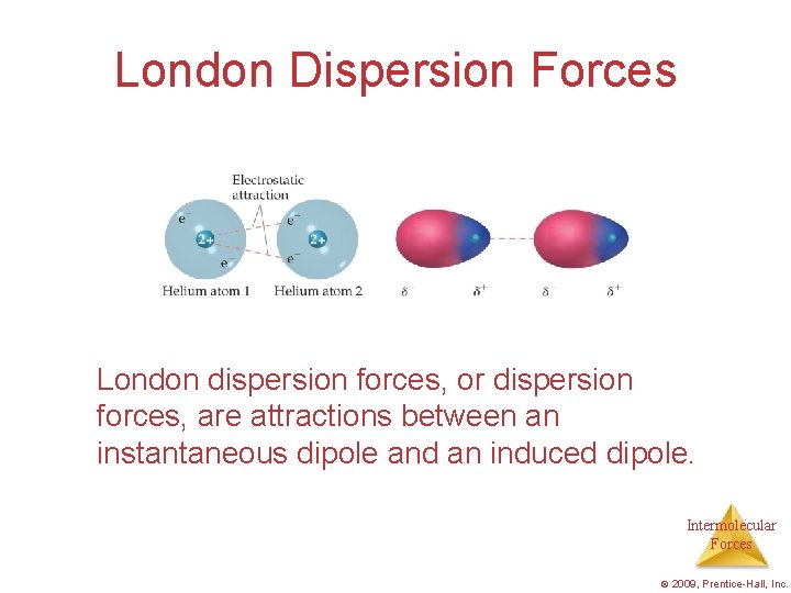 London Dispersion Forces London dispersion forces, or dispersion forces, are attractions between an instantaneous