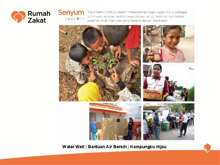 Water Well | Bantuan Air Bersih | Kampungku Hijau 