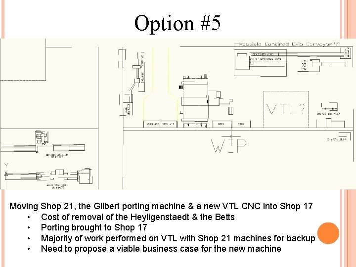 Option #5 Moving Shop 21, the Gilbert porting machine & a new VTL CNC
