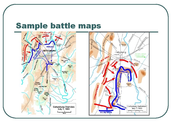 Sample battle maps 