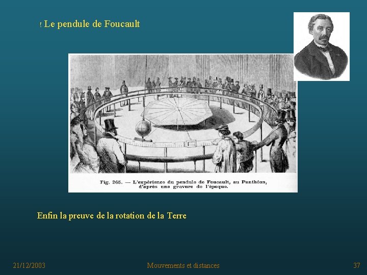 ! Le pendule de Foucault Enfin la preuve de la rotation de la Terre