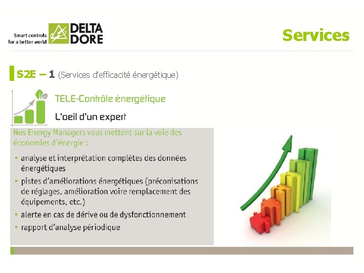 Services S 2 E – 1 (Services d’efficacité énergétique) 