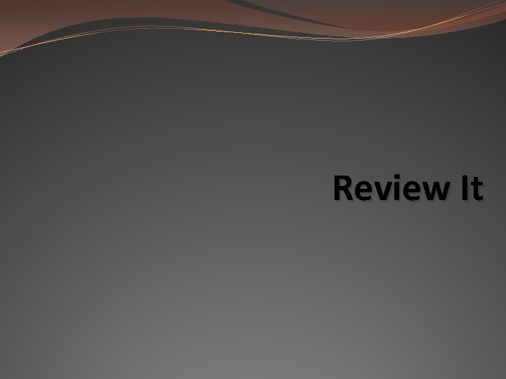 Review It 