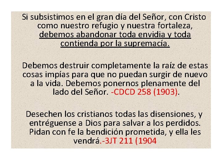 Si subsistimos en el gran día del Señor, con Cristo como nuestro refugio Si subsistimos en el gran día del Señor, con Cristo como nuestro refugio