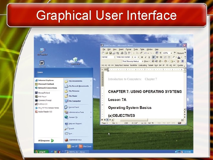 Graphical User Interface 
