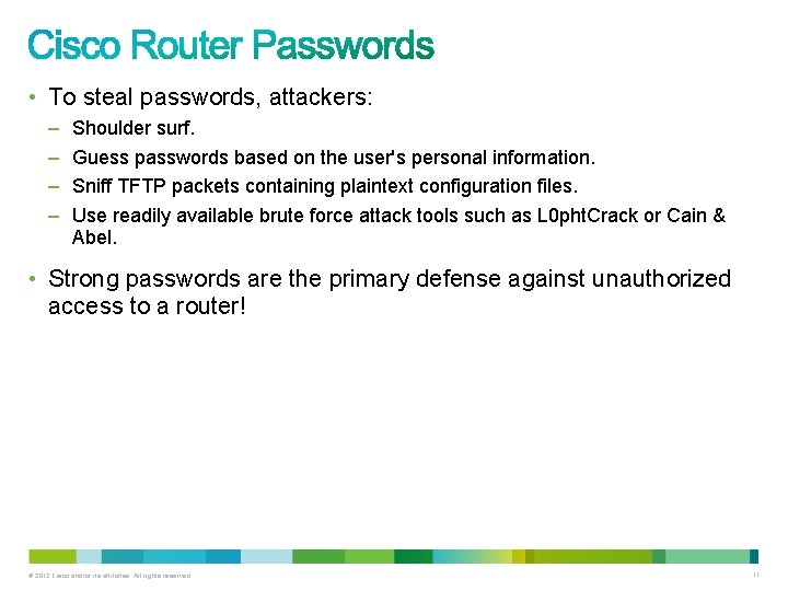 • To steal passwords, attackers: – – Shoulder surf. Guess passwords based on • To steal passwords, attackers: – – Shoulder surf. Guess passwords based on