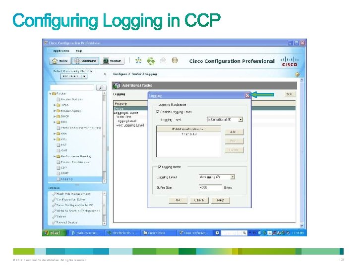 © 2012 Cisco and/or its affiliates. All rights reserved. 127 © 2012 Cisco and/or its affiliates. All rights reserved. 127