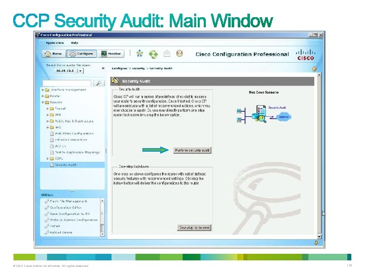 © 2012 Cisco and/or its affiliates. All rights reserved. 170 © 2012 Cisco and/or its affiliates. All rights reserved. 170