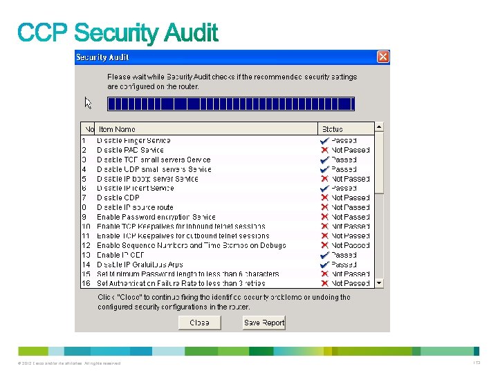 © 2012 Cisco and/or its affiliates. All rights reserved. 173 © 2012 Cisco and/or its affiliates. All rights reserved. 173