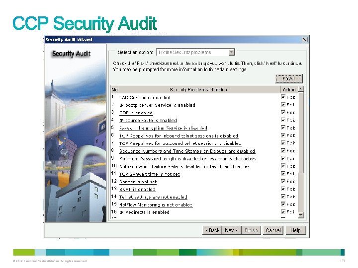 © 2012 Cisco and/or its affiliates. All rights reserved. 174 © 2012 Cisco and/or its affiliates. All rights reserved. 174