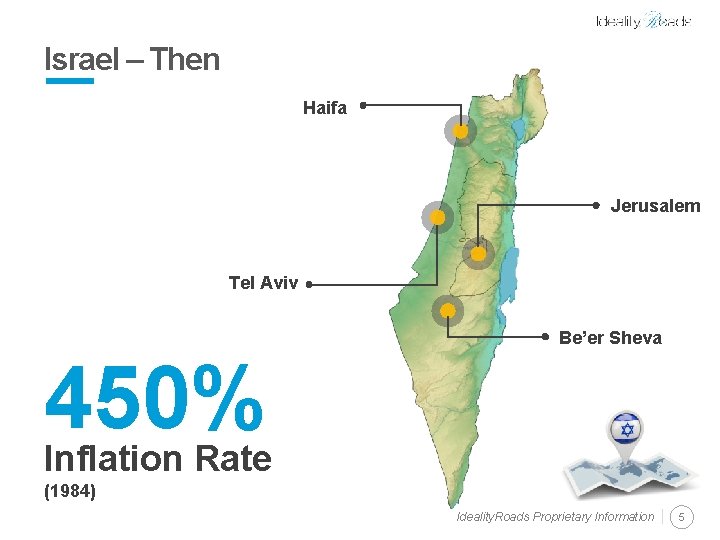 Israel – Then Haifa Jerusalem Tel Aviv Be’er Sheva 450% Inflation Rate (1984) Ideality.