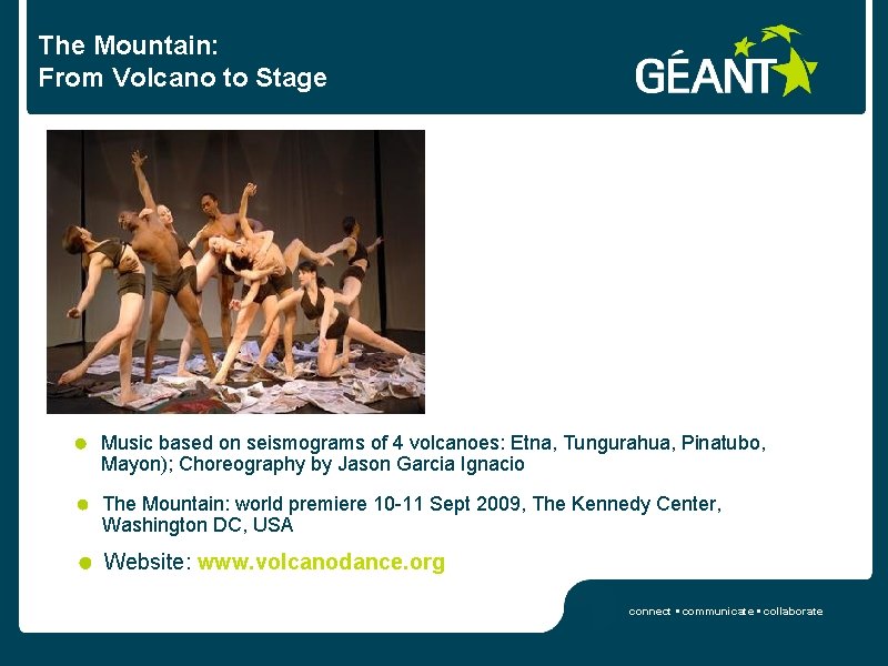The Mountain: From Volcano to Stage Music based on seismograms of 4 volcanoes: Etna,