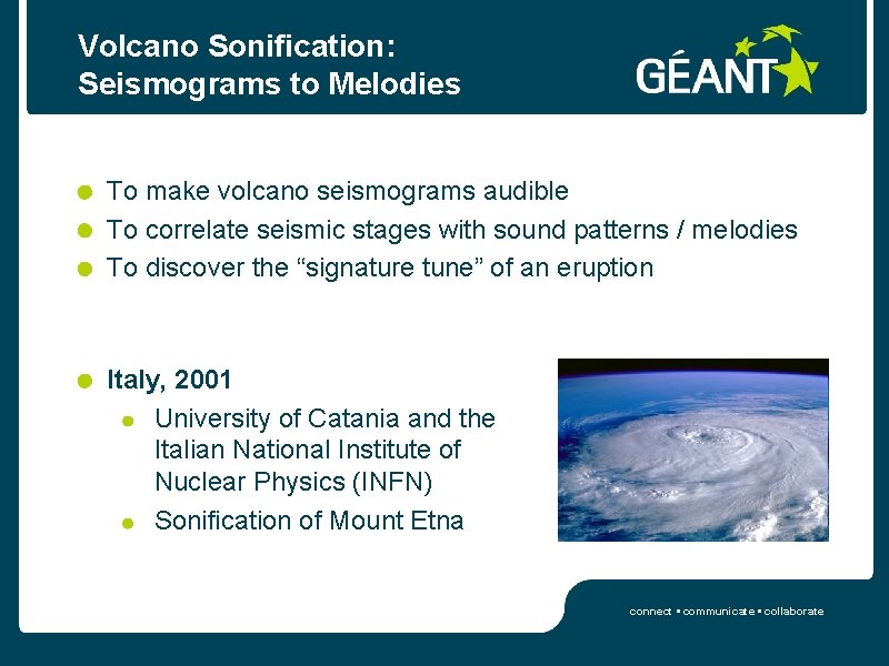 Volcano Sonification: Seismograms to Melodies To make volcano seismograms audible To correlate seismic stages