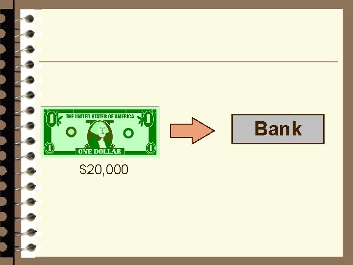 Bank $20, 000 