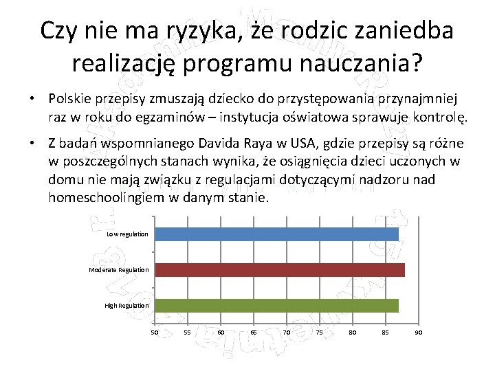 Czy nie ma ryzyka, że rodzic zaniedba realizację programu nauczania? • Polskie przepisy zmuszają