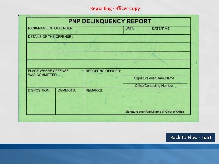 Reporting Officer copy Back to Flow Chart 