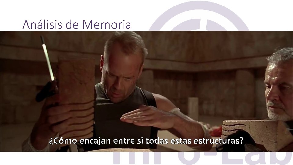 Análisis de Memoria ¿Cómo encajan entre si todas estructuras? 